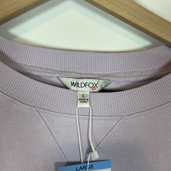 NWT Wildfox Crewneck Dogs Love Me Sweatshirt Pink Size L - Picture 8 of 9